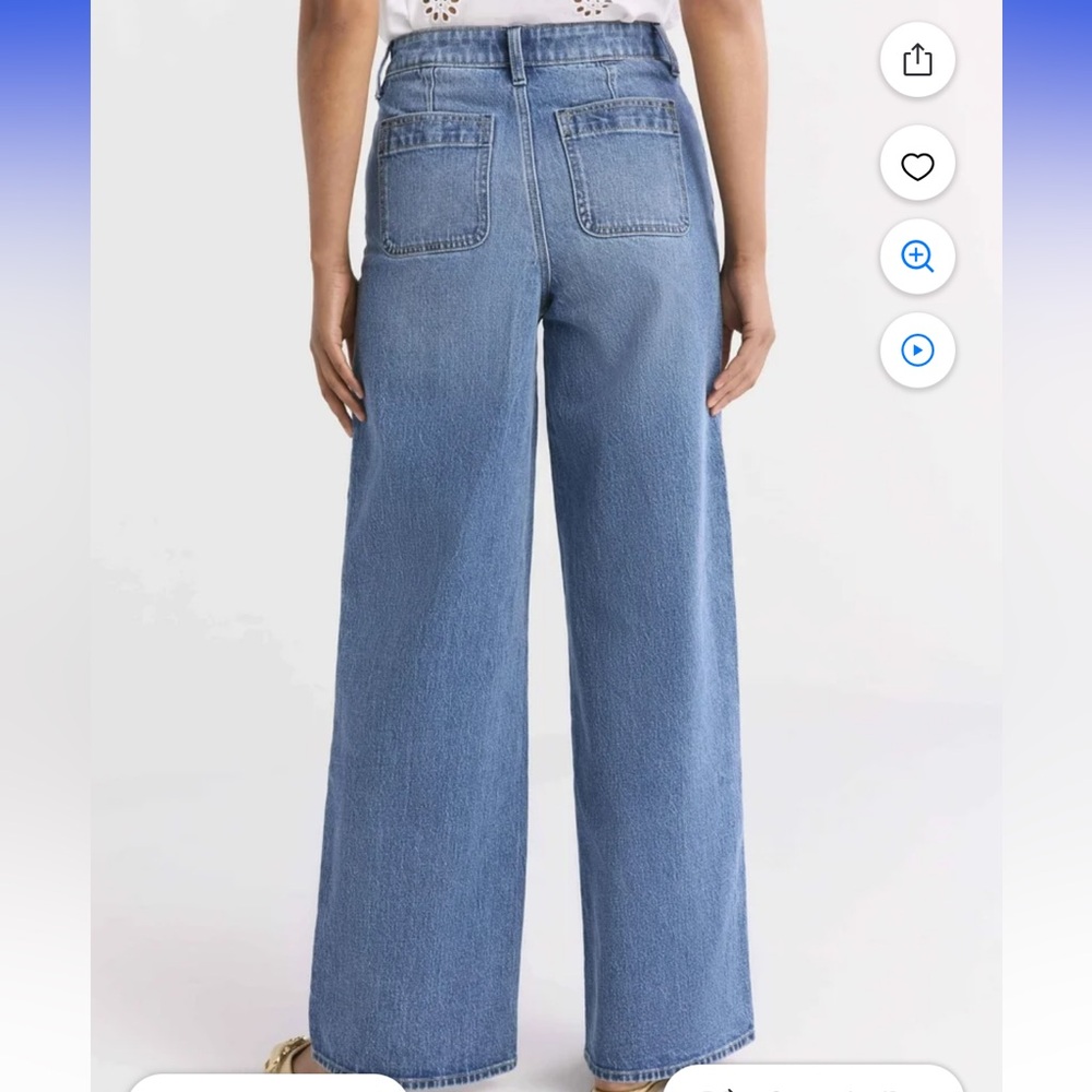 NWT - FREE ASSEMBLY Wide Leg  Jeans - Picture 11 of 15